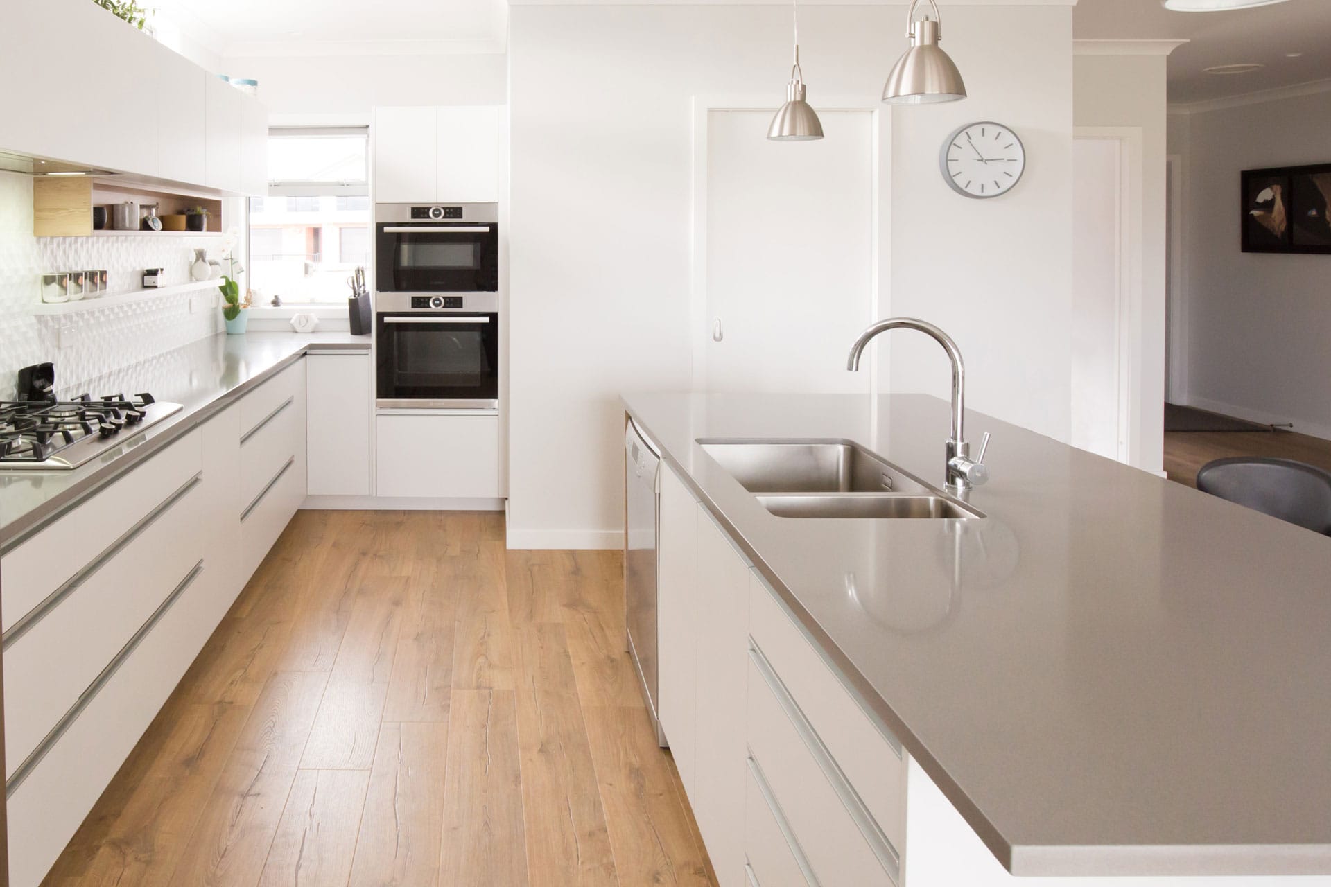 Glen Eagles Drive, white kitchen and cabinetry