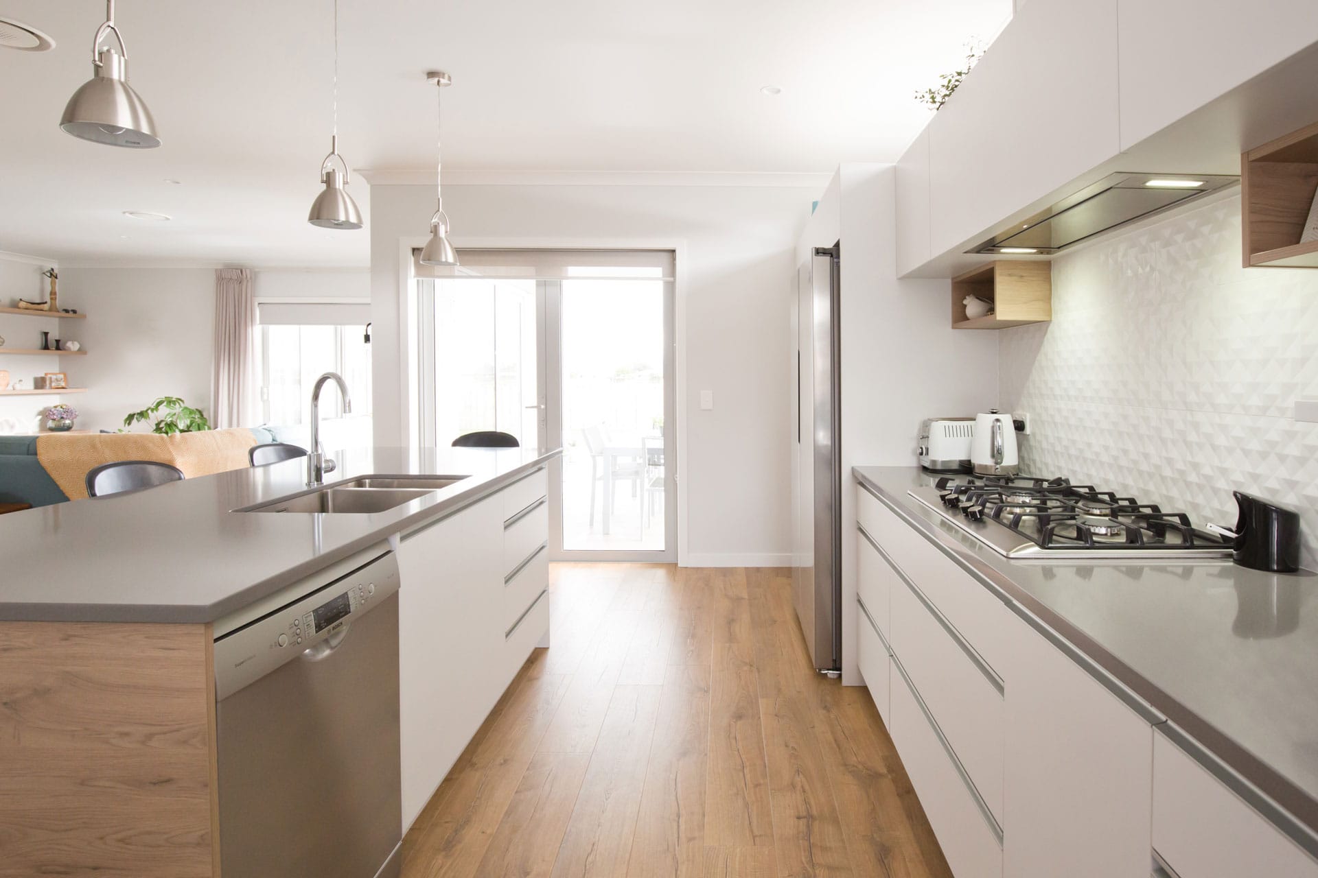 Glen Eagles Drive, white kitchen and cabinetry